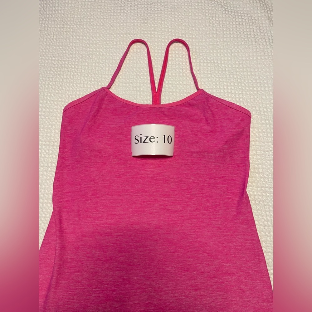 Lululemon Power Y Tank Barbie Pink